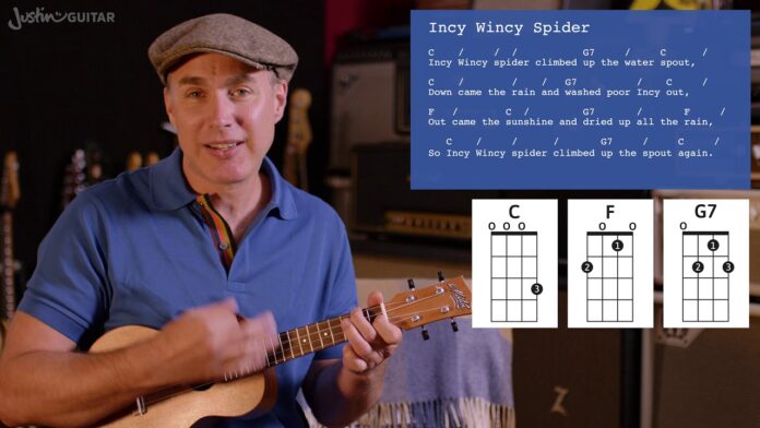 chords for itsy bitsy spider